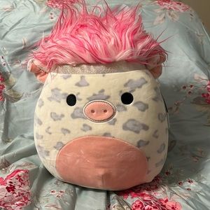 12” squishmallow Rosie pig